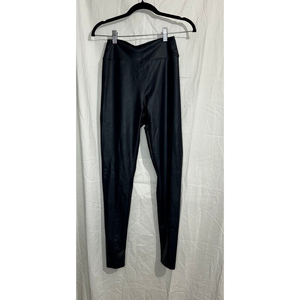 Aerie HiRise Imitation Leather Leggings size M